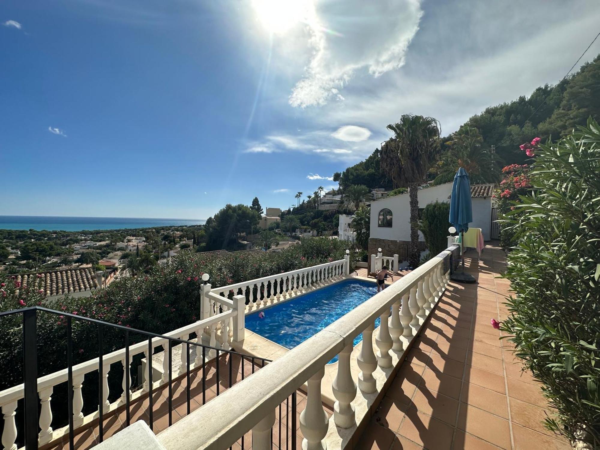 Casa Moya Moraira - Seaview Villa Teulada Eksteriør billede